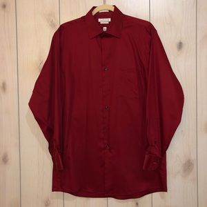 Men’s Maroon Dress Shirt